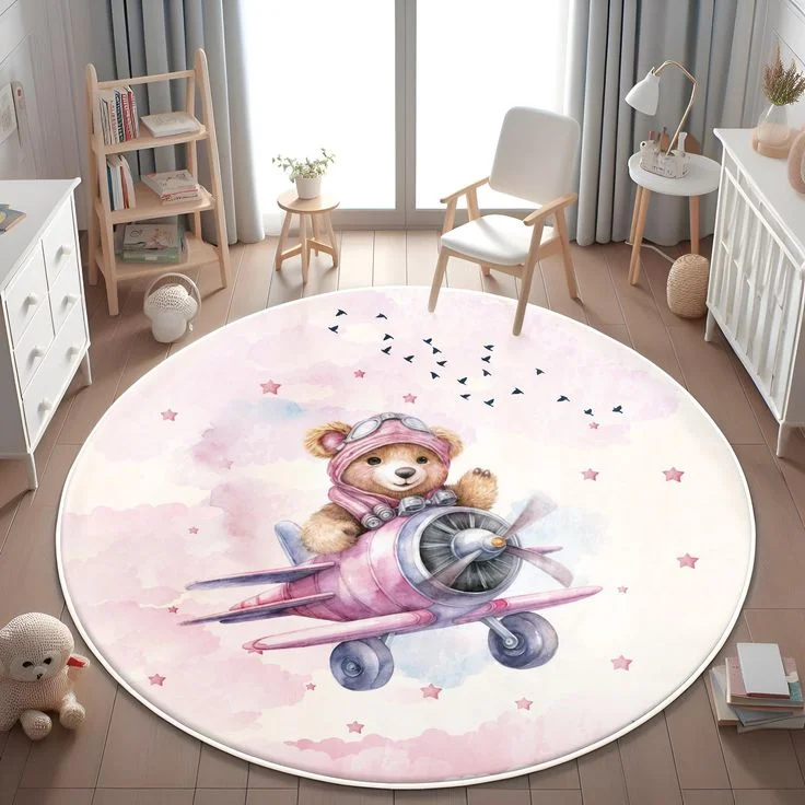 فرش گرد کودک