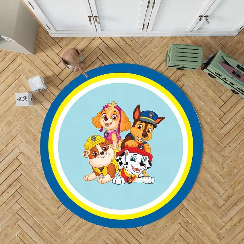 فرش گرد اتاق کودک